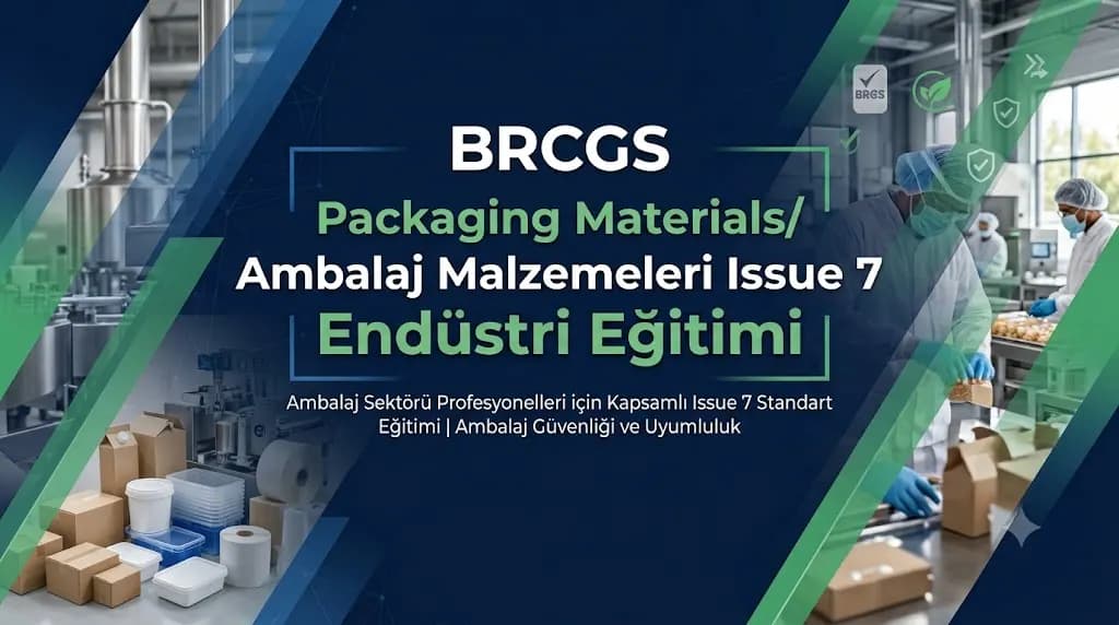 BRCGS Packaging Materials/Ambalaj Malzemeleri Issue 7 Endüstri Eğitimi  