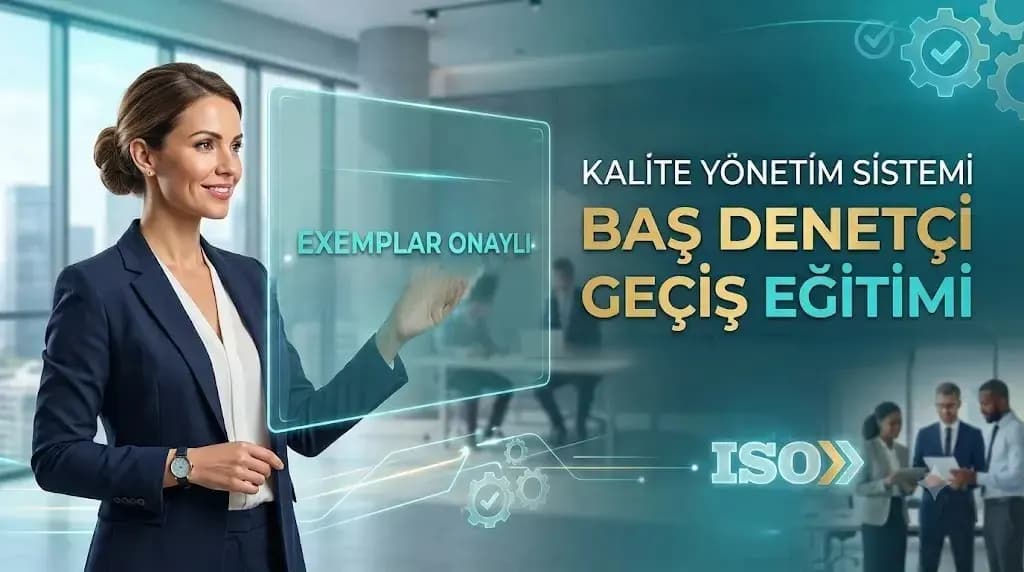 ISO 9001:2026 Kalite Yönetim Sistemi Başdenetçi Geçiş/Dönüşüm Eğitimi