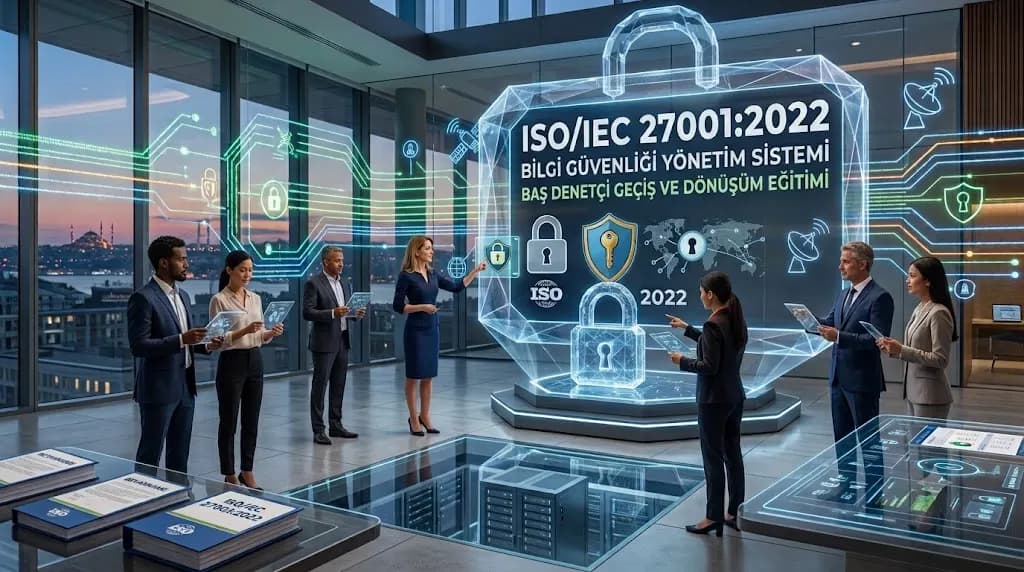 ISO IEC 27001:2022 Bilgi Güvenliği Yönetim Sistemi Başdenetçi Geçiş/Dönüşüm Eğitimi