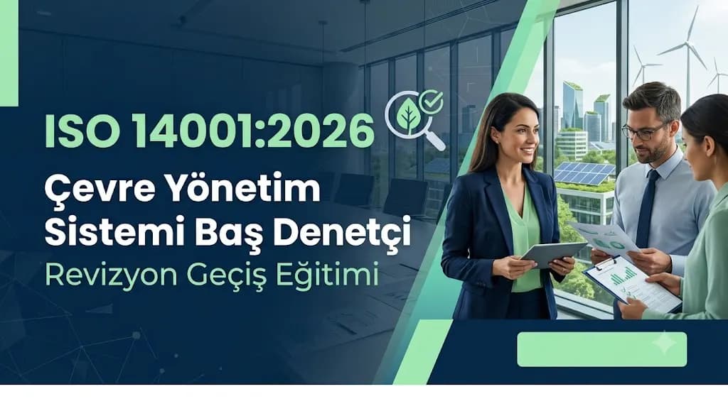 ISO 14001:2026 Çevre Yönetim Sistemi Başdenetçi Revizyon Geçiş Eğitimi 