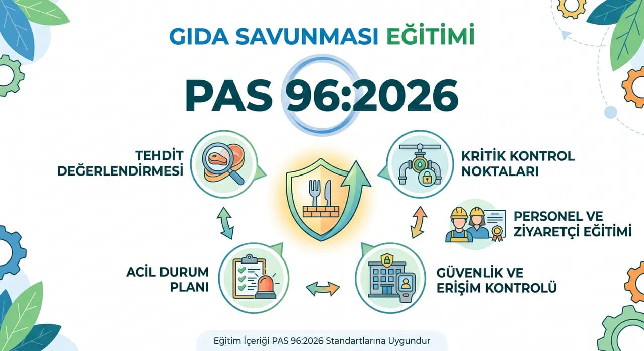 Gıda Savunması Eğitimi (PAS 96:2026 Temelli)