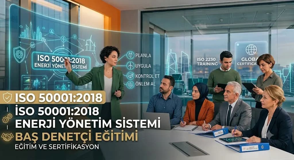 ISO 50001:2018 Enerji Yönetim Sistemi Başdenetçi Eğitimi