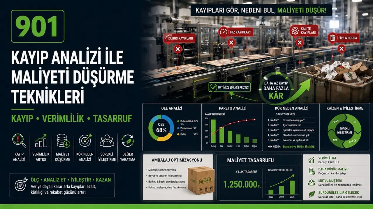 Kayıp Analizi ile Maliyeti Düşürme Teknikleri